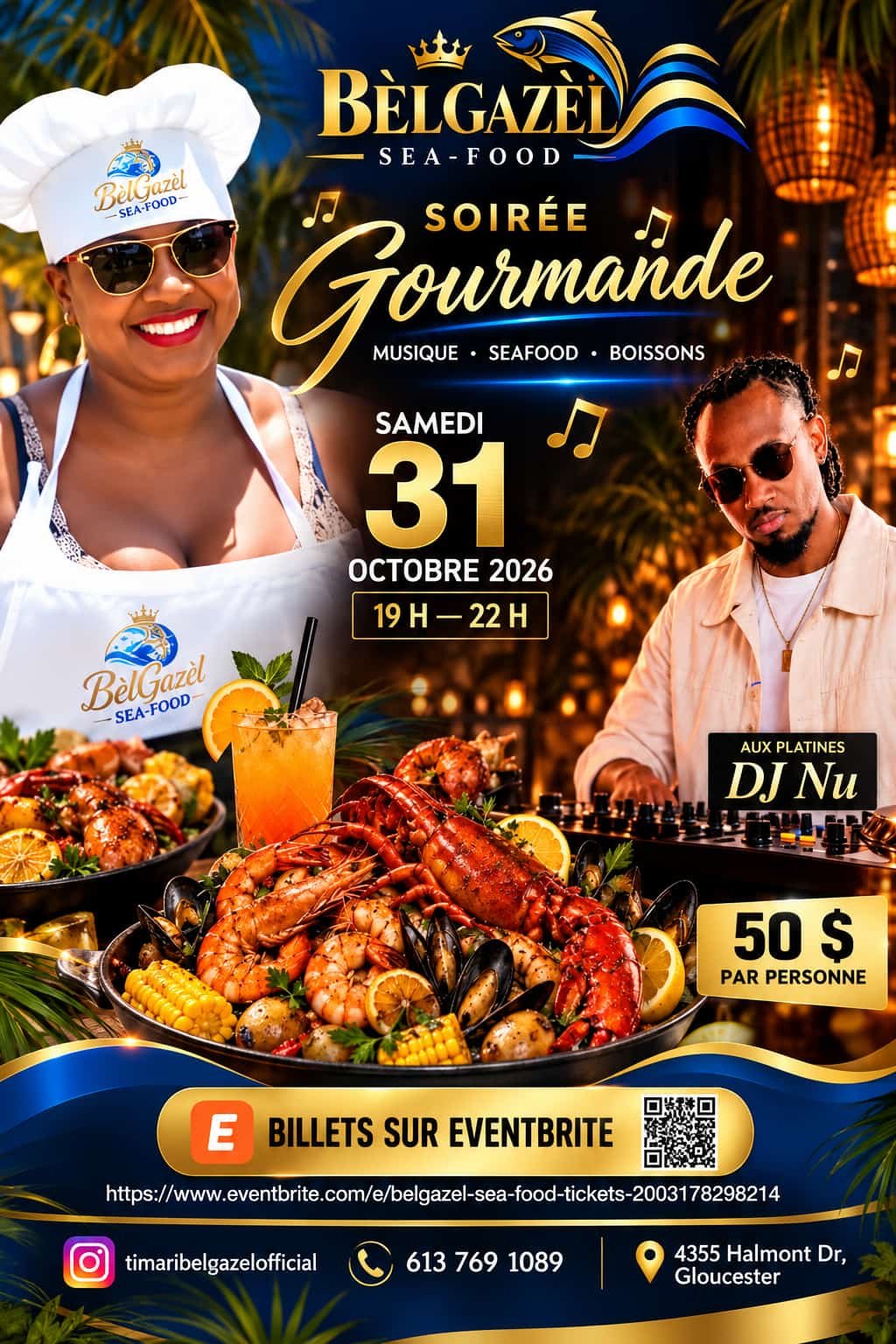 Soirée Gourmande — 31 octobre 2026
